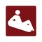 Sign Solutions Usa Snow Tubing (Symbol), Aluminum, 30 in x 30 in DUS08DWT3030RS-144 - alternate 1